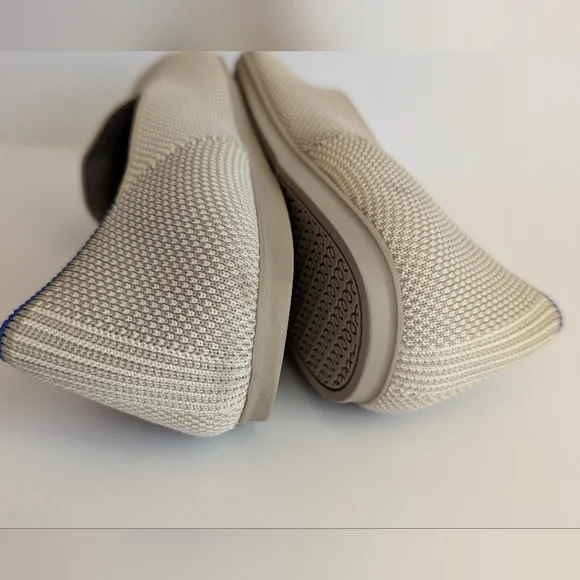 Rothy's Women's Cream Linen Flat The Loafer Shoes Size 10 - Picture 7 of 9